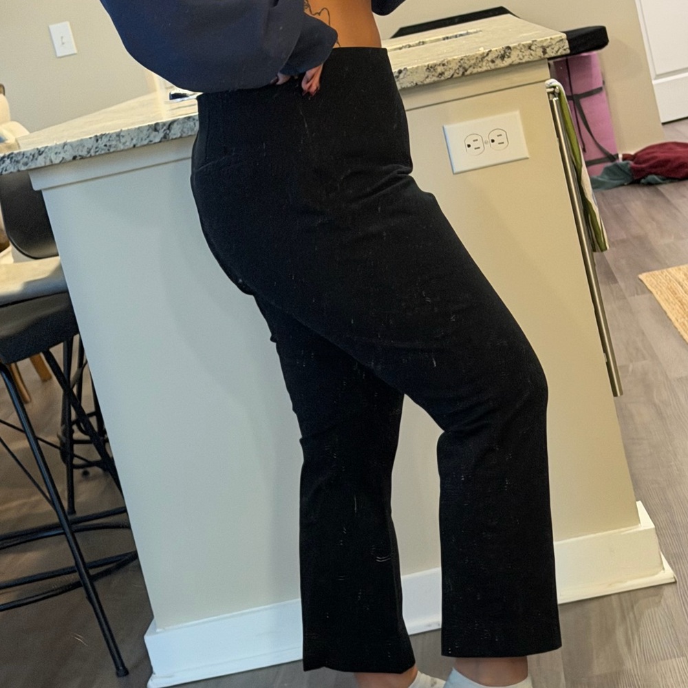 Black High-Waisted Pants